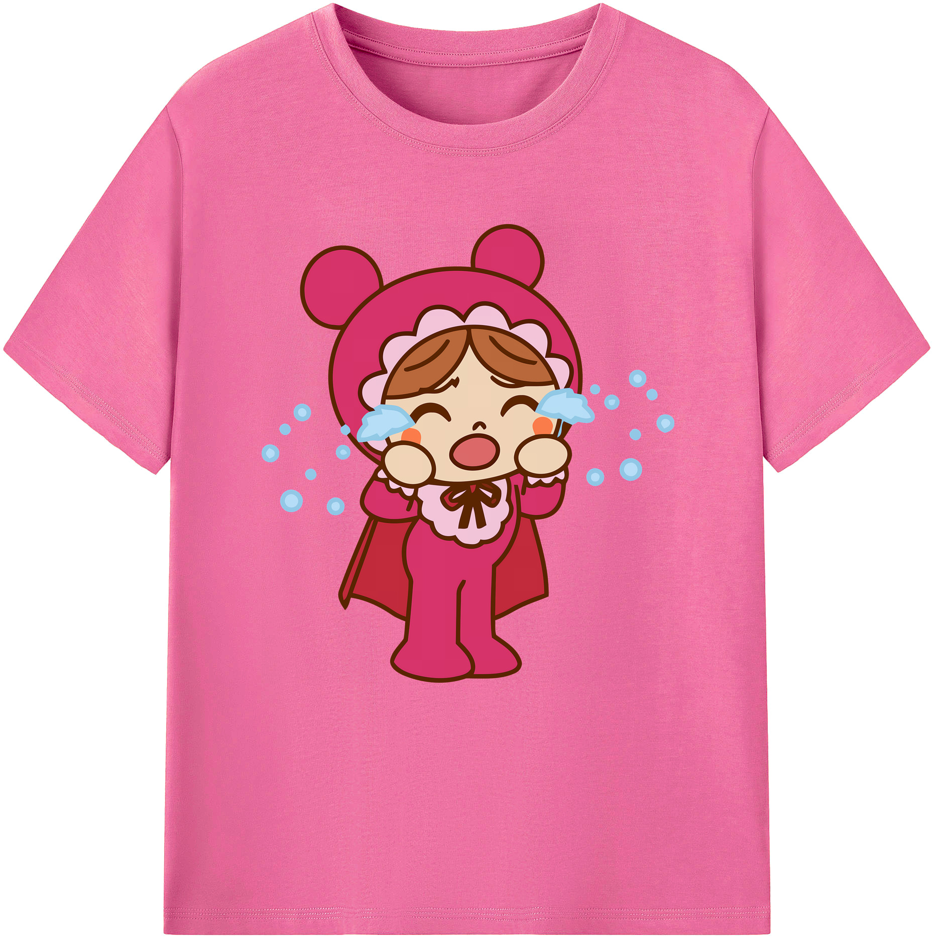 （画像用） アンパンマン Anpanman レディースカジュアルプリントTシャツ（綿100％）